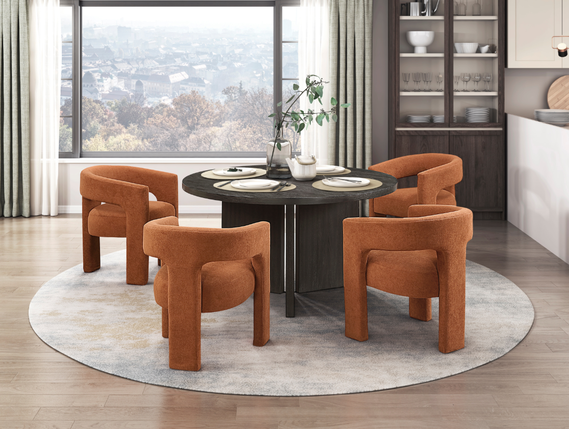 5-Piece Round Dining Set