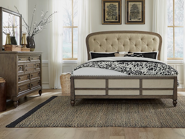 3-Piece Upholstered Queen Bedroom Set