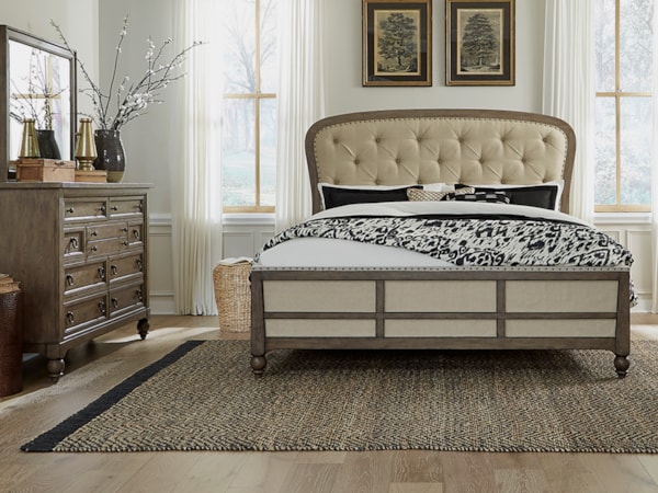 3-Piece Upholstered Queen Bedroom Set