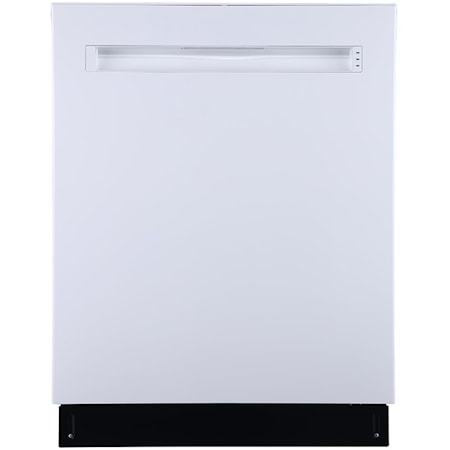 Profile 24" Built-In Top Control Dishwasher with Stainless Steel Tall Tub White - PBP665SGPWW