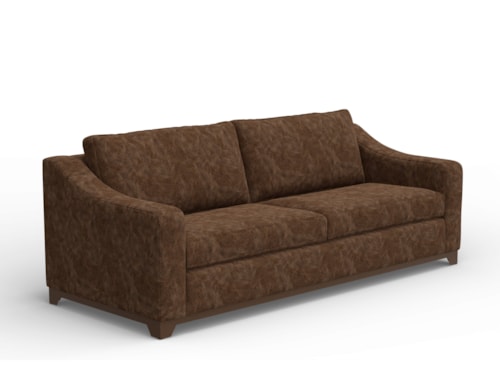 Transitional Sofa with Throw Pillows