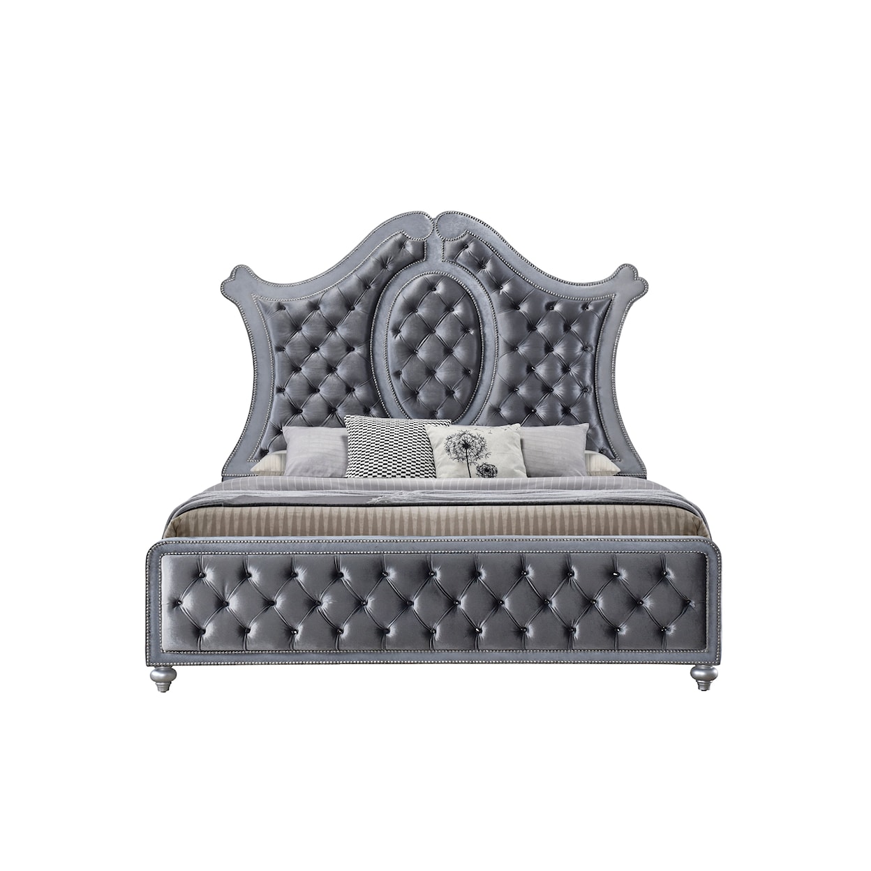 Crown Mark Cameo King Bed