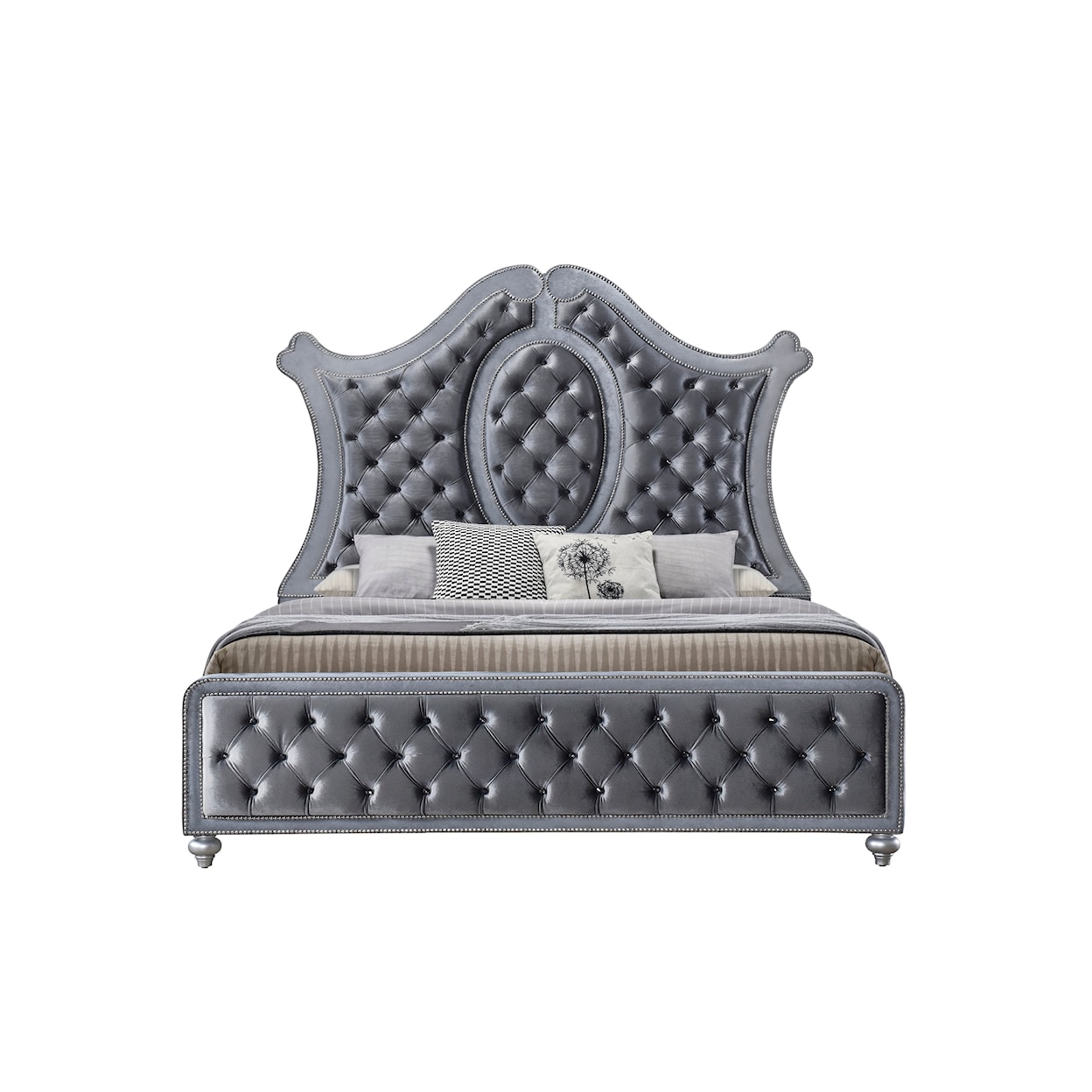 CM CAMEO King Upholstered Bed
