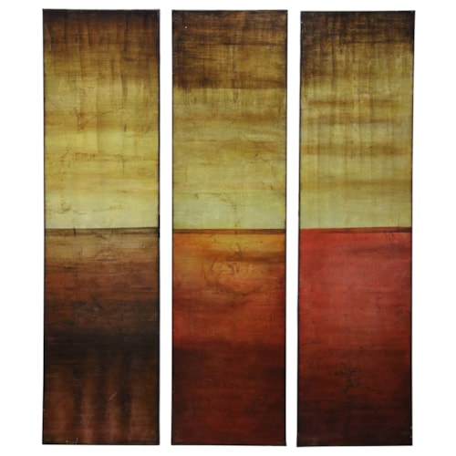 Set of 3 Hand Painted Prints with Foil Details
