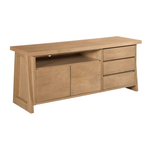 Contemporary 3-Drawer Media Console