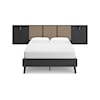 Benchcraft Charlang Full Panel Platform Bed with 2 Extensions