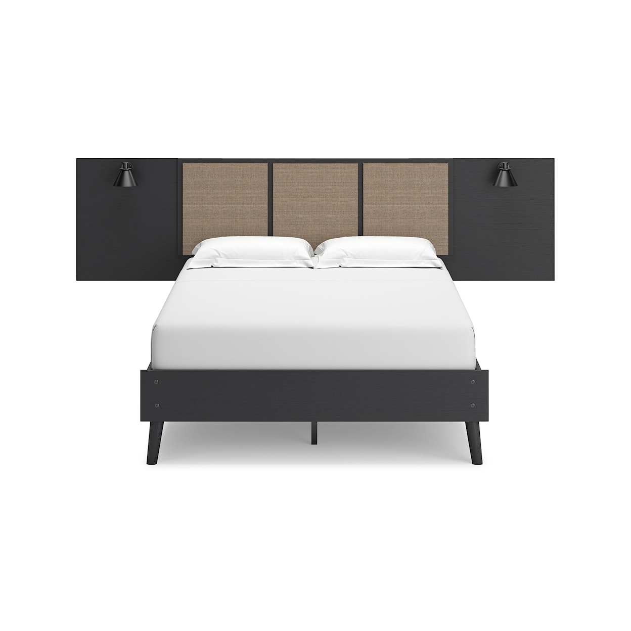 Ashley Furniture Signature Design Charlang Full Panel Platform Bed with 2 Extensions