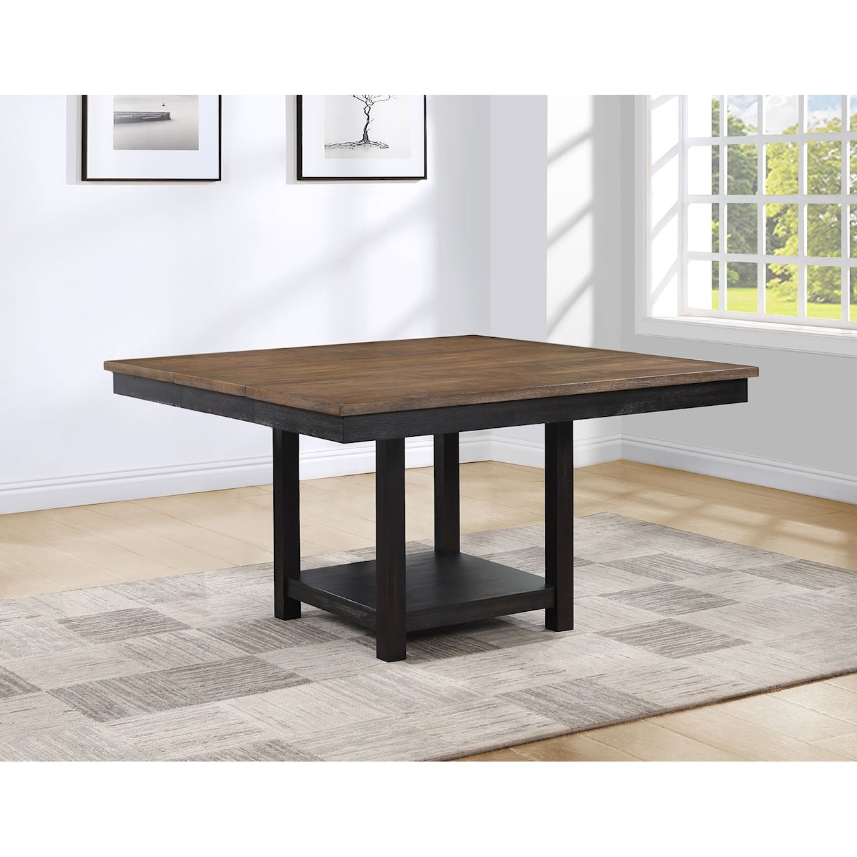 Prime Harington Dining Table with 16-Inch Table Leaf