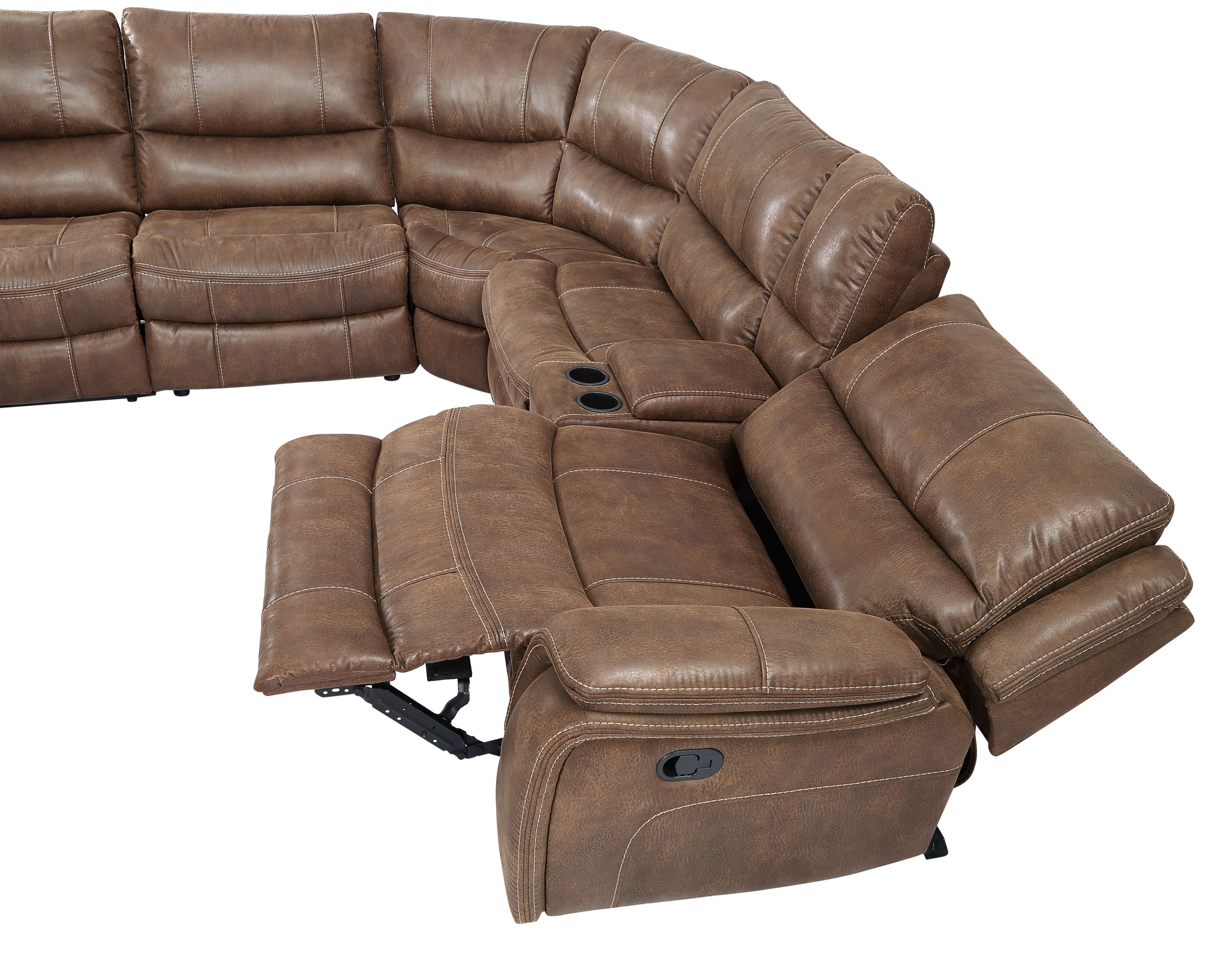 Steve Silver Lehi 6-Piece Manual Reclining Sectional