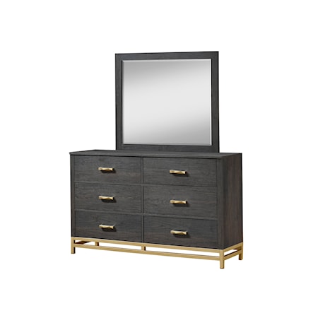 Dresser and Mirror