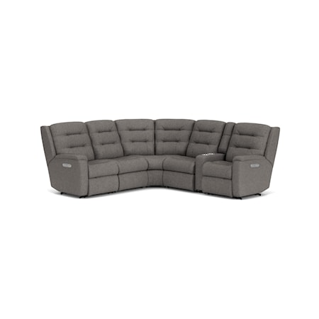 6-Piece Power Headrest Reclining Sectional