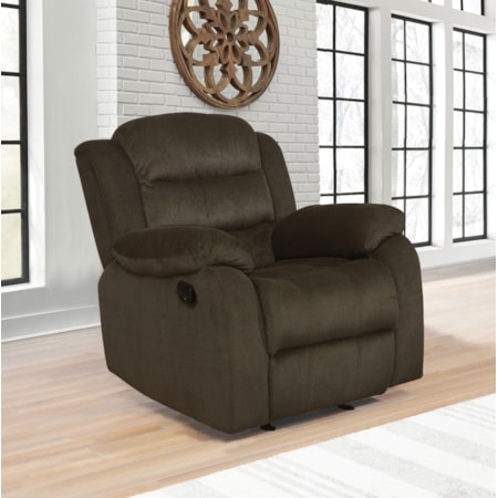 Rodman Glider Recliner Olive