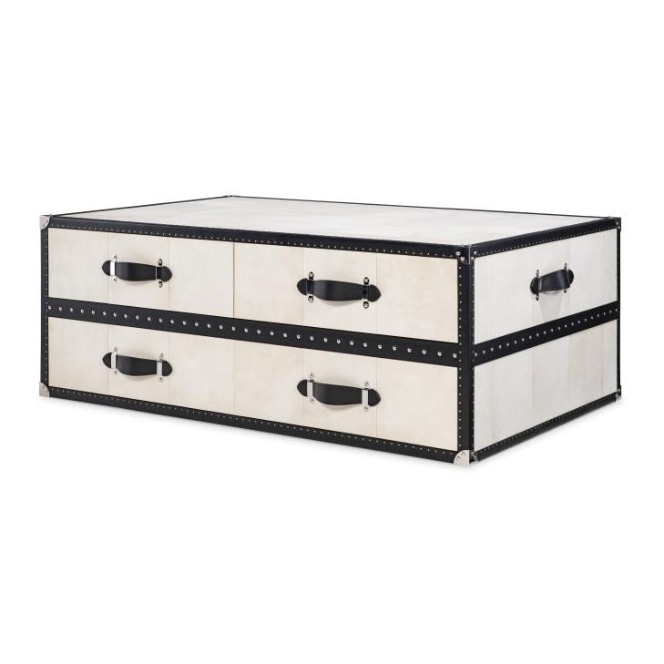 Maitland-Smith End/Side Tables Hawkins Cocktail Trunk