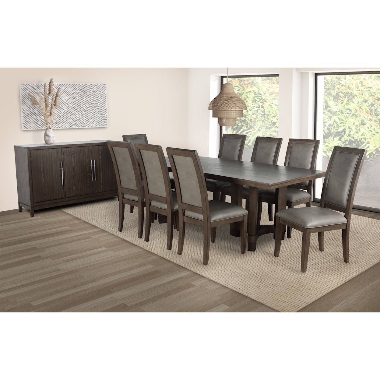 New Classic Cityscape Rectangle Dining Table