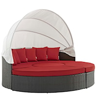 Outdoor Patio Sunbrella® Daybed - Red