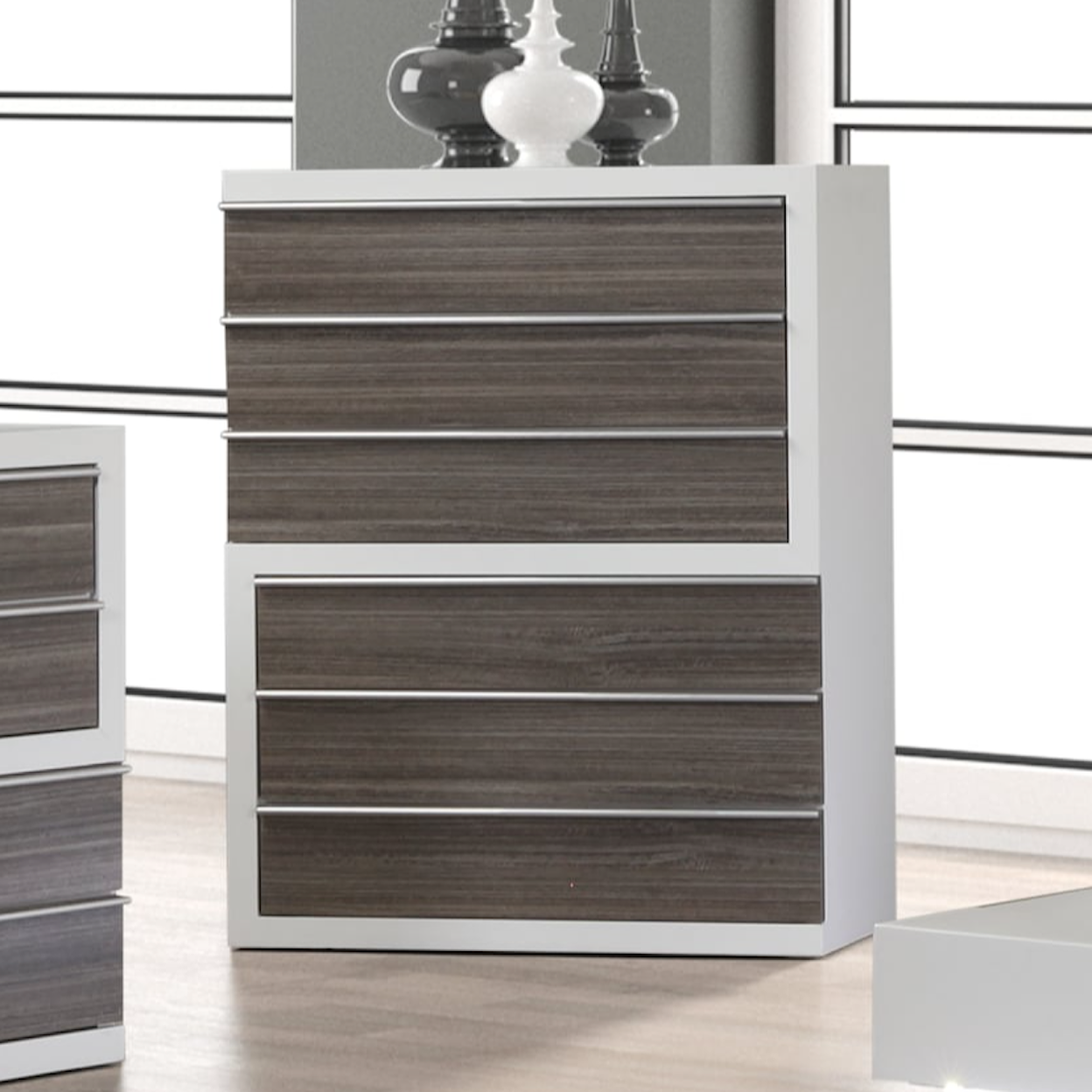 New Classic Furniture Nakita 6-Piece California King Bedroom Set