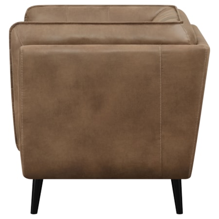 Thatcher Tuxedo Arm Tufted Accent Chair