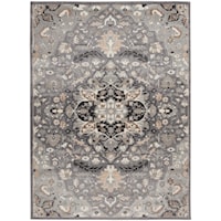 4' x 6' Grey Rectangle Rug