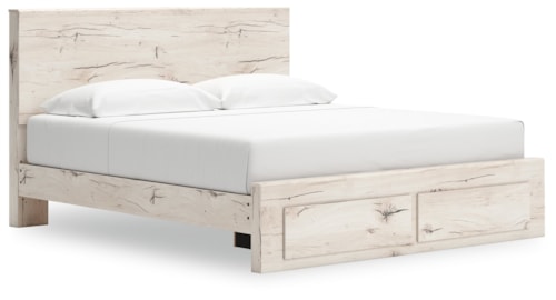 King Panel Storage Bed