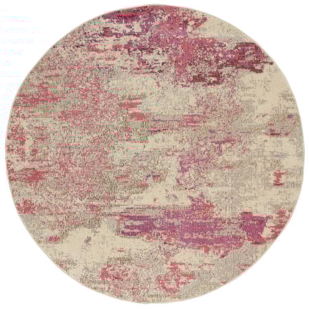 5'3" Round  Rug
