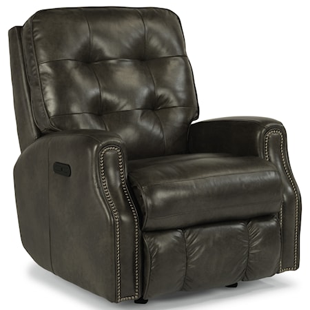 Power Headrest Recliner w/ Nailheads