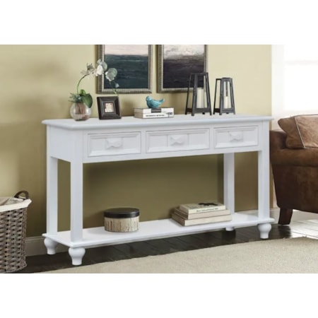 3-Drawer Sofa Table