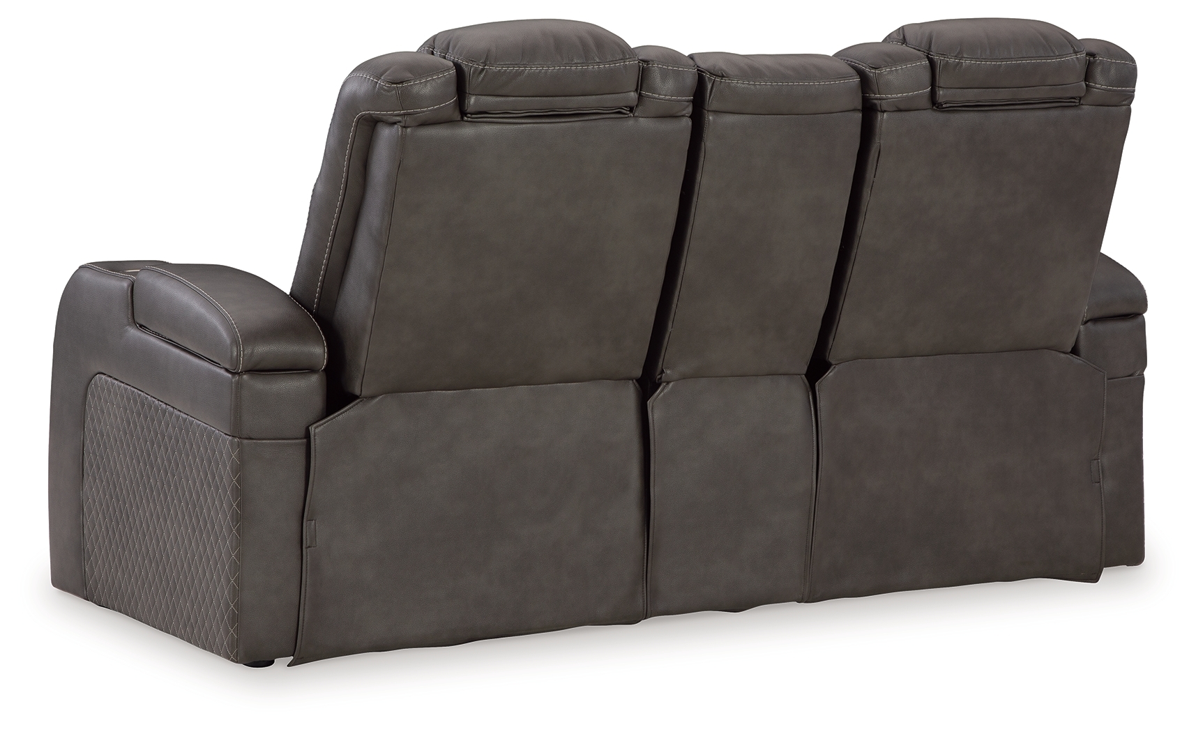 Signature Design by Ashley Fyne-Dyme Pwr Rec Loveseat/Con/Adj Hdrst