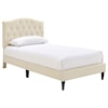 Accentrics Home Fashion Beds Twin Upholstered Bed