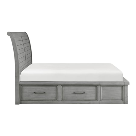 King Storage Bed