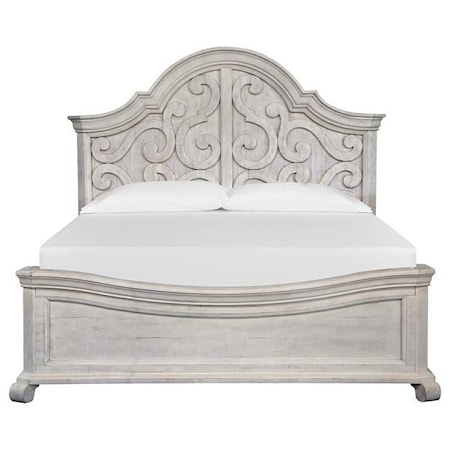 Queen Shaped Panel Bed