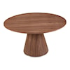 Moe's Home Collection Otago Otago Dining Table 54In Round Walnut