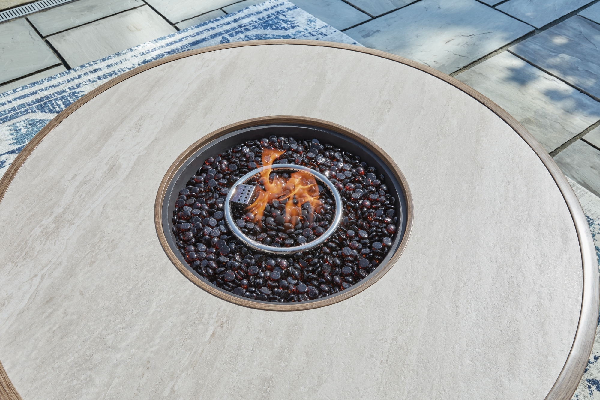 Signature Design by Ashley Rainier Ranch Fire Pit Table
