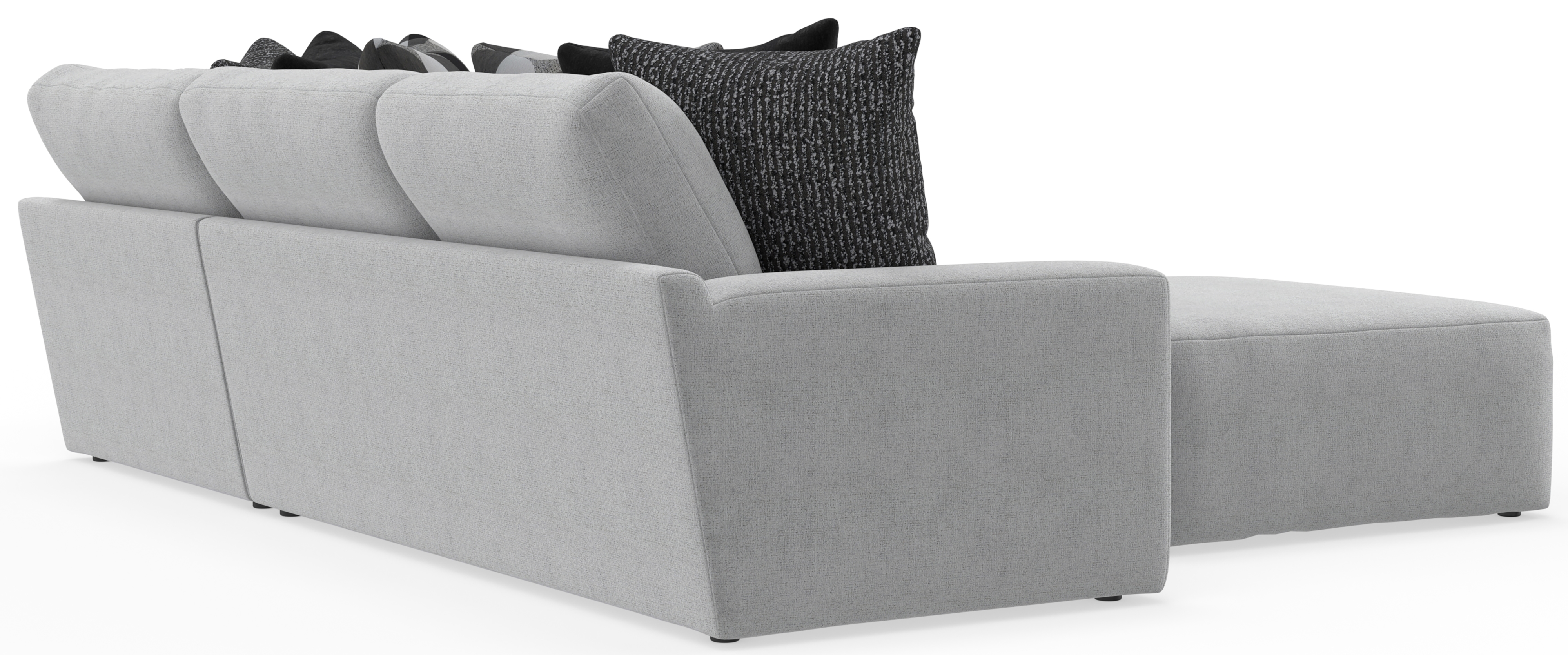 Jackson Furniture Arlo 3-Piece Sectional Sofa with Cocktail Ottoman