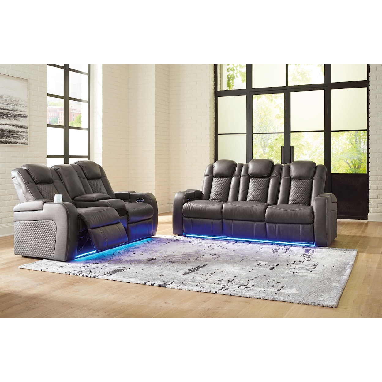 Benchcraft Fyne-Dyme Living Room Set