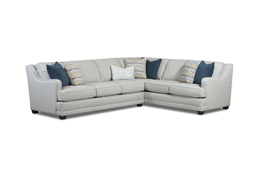 7000 HARMER PLATINUM 2-Piece Sectional by Fusion Furniture at Furniture Barn