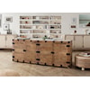 Diamond Sofa Furniture Oxford Solid Mango Wood 4-Door Sideboard