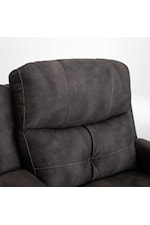 Franklin 8507 Arlington Casual Oversized Power Recliner with Cupholders and Arm Storage