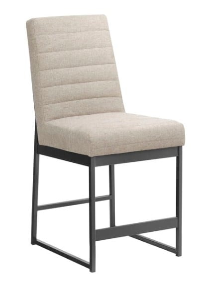 Rustic Upholstered Counter Height Stool