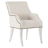 Upholstered Dining Chair with Nail Head Trim