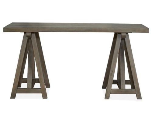 Rustic Desk with Wood Top