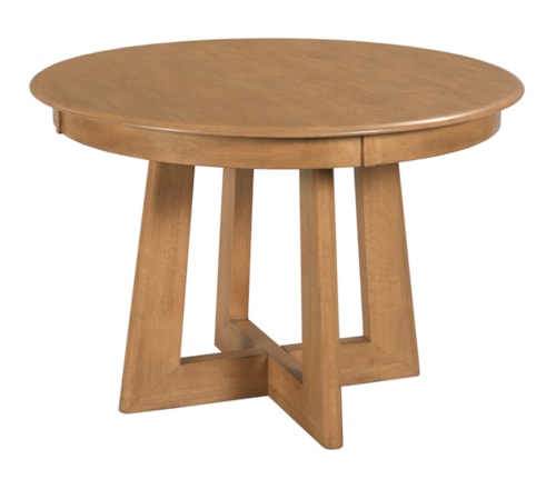 Traditional 44" Round Dining Table with Pedestal Base