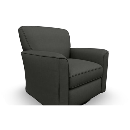 Swivel Barrel Chair