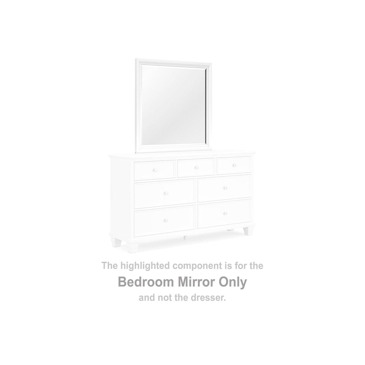 Signature Design by Ashley Furniture Fortman Bedroom Mirror
