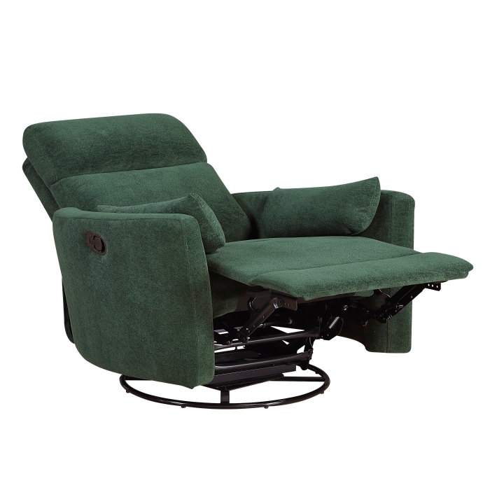 Homelegance Desso Manual Swivel Gliding Recliner