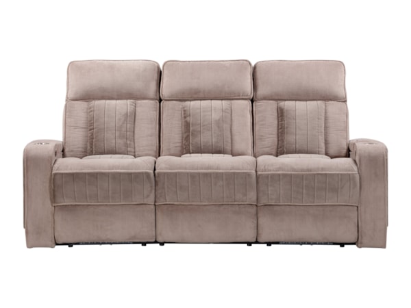 Power Reclining Sofa and Loveseat Set