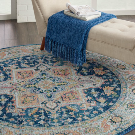 4&apos; x Round  Rug