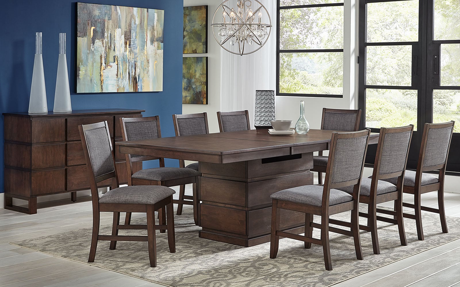 AAmerica Chesney Adjustable Dining Table