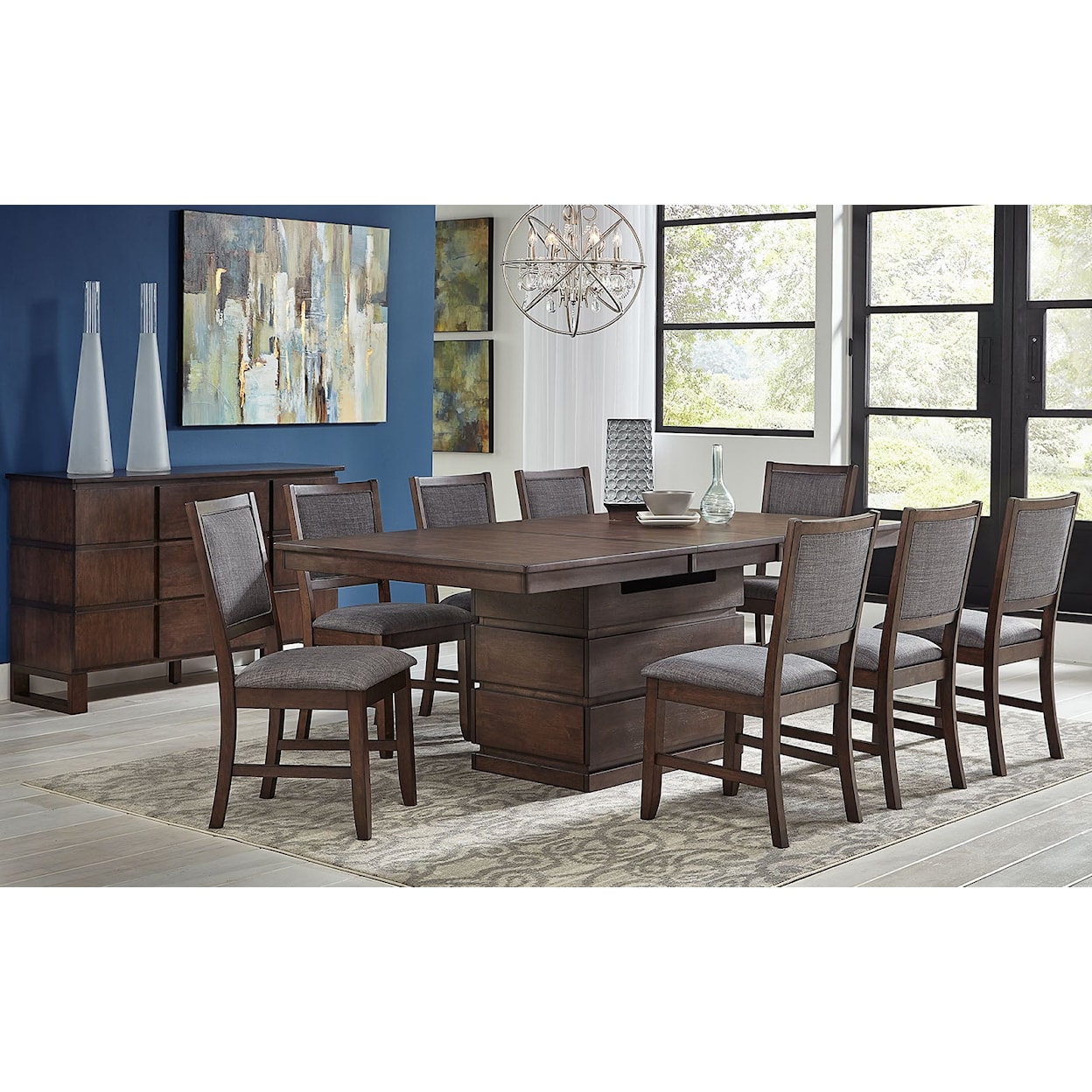 AAmerica Chesney Adjustable Dining Table