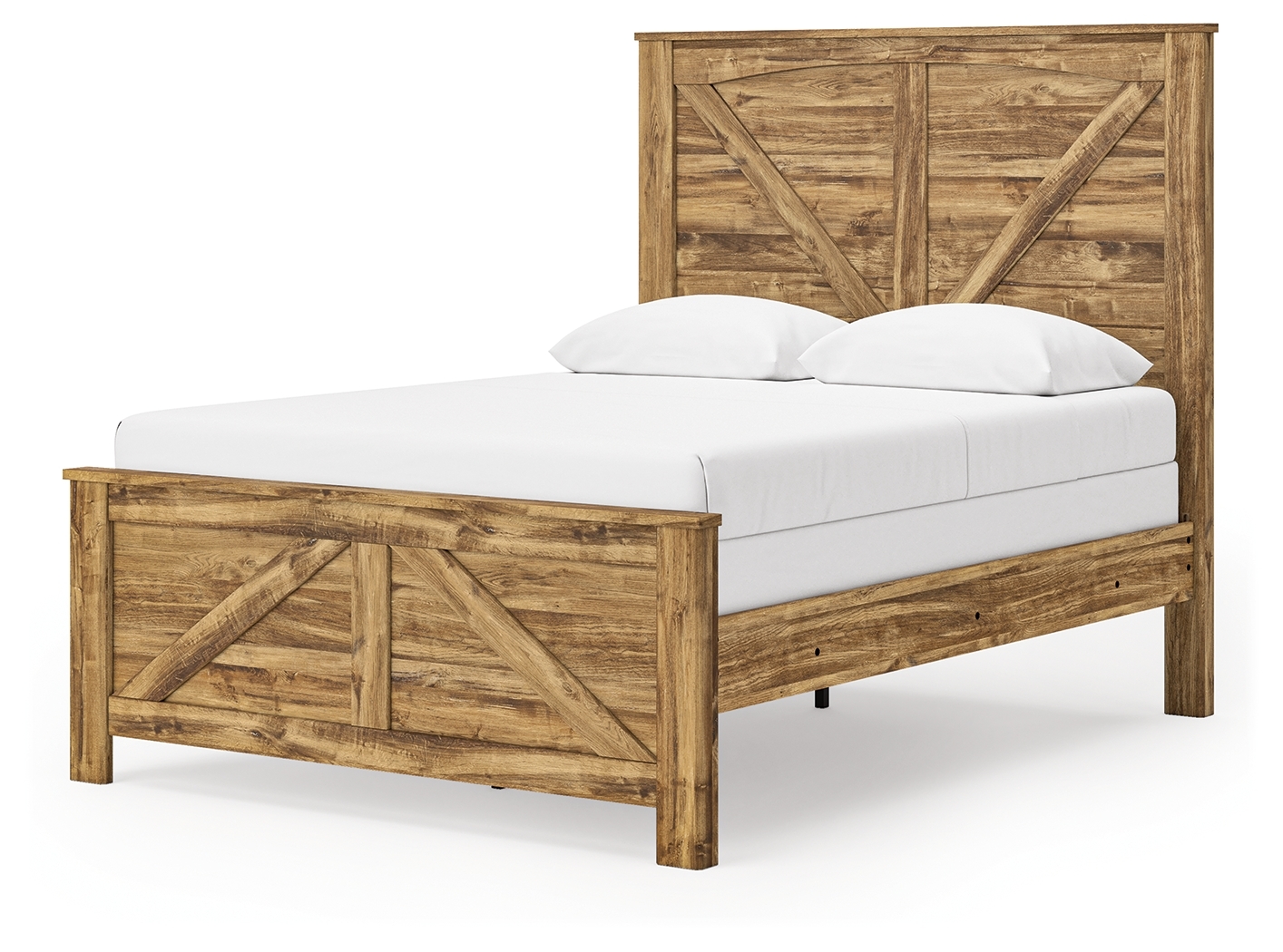 Queen Crossbuck Panel Bed
