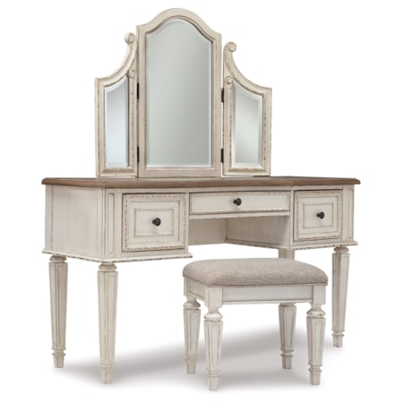 Vanity/Mirror/Stool (3/Cn)